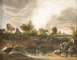 landscape with animals